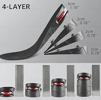 Invisible Height Booster Insoles ( Up to 5cm )